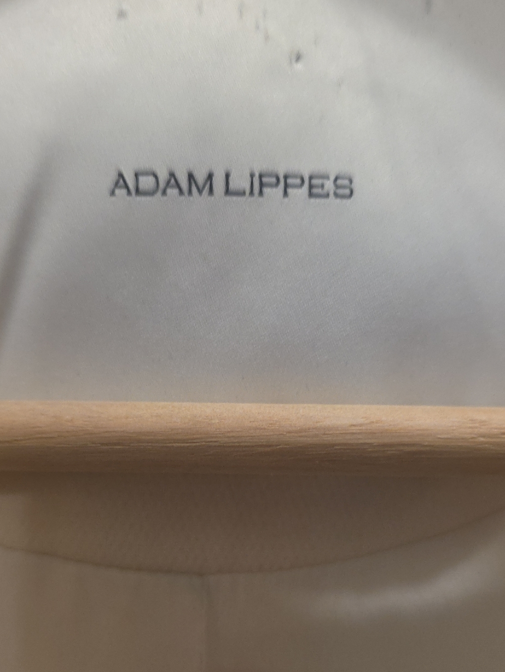 Adam Lippes Cream Single-Button Blazer - Picture 4 of 7